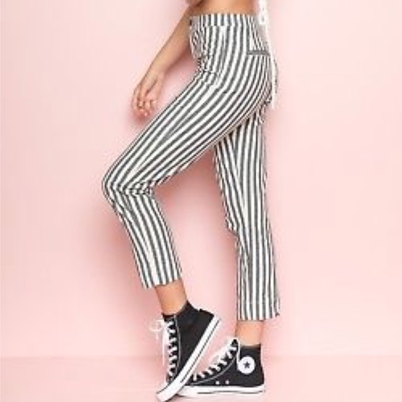 Brandy Melville Striped Tilden Pants - Picture 5 of 5